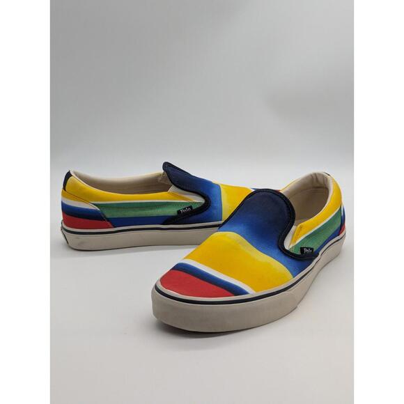 Polo Ralph Lauren Keaton Slip On Shoes Canvas 
